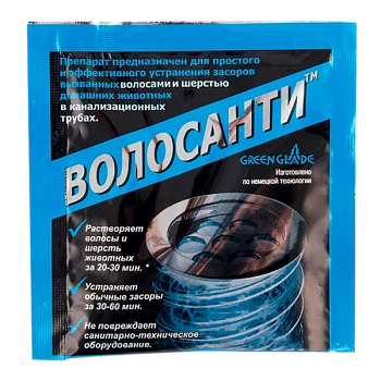 Средство Волосанти для удаления засоров 35г (1/100)