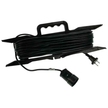 Удлинитель Прогресс на рамке 1р.С/З 16A 10.0м 3x1.5мм² черный (1/8)