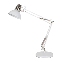 Светильник настольный Camelion KD-431A 40W 230V E27 на основании белый