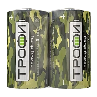 Батарейка Трофи Classic R20 D Shrink 2 Heavy Duty 1.5V (2/12/288/4608)