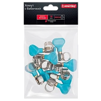 Хомут Smartbuy Бабочка нержавеющая сталь 8-12мм 10шт.