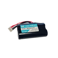 Аккумулятор ET ICR14500S-T 1100мАч, 2-ножки, горизонтальный монтаж,    литиевый аккум, 3.7В (1/1000)