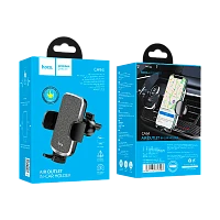 Держатель автомобильный HOCO CA94 в воздуховод черный (1/58)