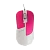 Мышь проводная Gembird MOP-410-O классическая USB белый фуксия (1/100)
