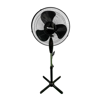 Вентилятор напольный KELLI KL-1016 45W без инд.упаковки по 4 шт в кор.(цена за 1 вентилятор) черный