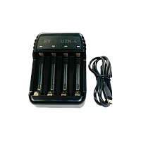 Зарядное устройство  ET UZN-4  ,NiZn и Ni-Cd/Ni-Mh ,AA и AAA, 4 слота от USB
