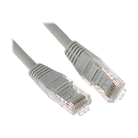 Патч-корд Geplink RJ-45 (m)-RJ-45 (m) 0.5м кат.5е ПВХ 26AWG серый (1/10/1000)