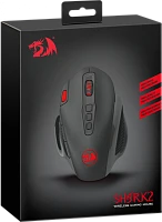 Мышь беспроводная Redragon Shark 2 игровая USB черный (1/40)