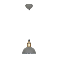 Светильник потолочный Camelion PL-601S LOFT 40W 230V E27 IP20 подвес серый (1/12)