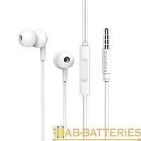 Наушники внутриканальные Borofone BM49 с микр. белый (1/76/304)