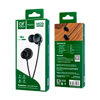 Наушники внутриканальные GFPower M09 с микр. черный