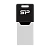 Флеш-накопитель Silicon Power Mobile X20 8GB USB2.0 microUSB (m) металл серебряный