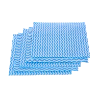 Салфетка Рыжий кот 30х30см 5шт. вискоза,полиэстер  с перфорацией (1/50)