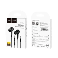 Наушники внутриканальные HOCO M1 PRO с микр. черный (1/34/340)