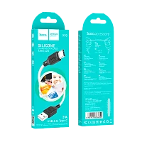 Кабель HOCO X90 USB (m)-Type-C (m) 1м 3.0A силикон белый (1/37/370)