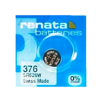 Батарейка Renata 376 (SR626W) Silver Oxide 1.55V (1/10/100)