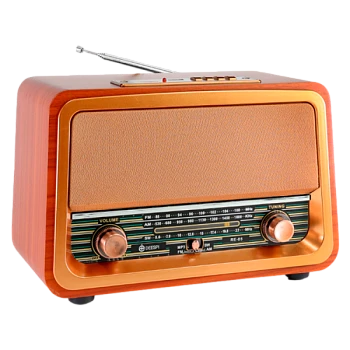 Радиоприемник DEESPI S1214 RE-05 пластик BT/AM/FM/SW/USB/AUX/MicroSD РЕТРО-стиль