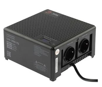 Стабилизатор напряжения ЭРА CНК-2000-УЦ компактный универсальный 140-260В/220В, 2000ВА (1/6)