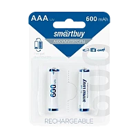 Аккумулятор бытовой Smartbuy HR03 AAA BL2 NI-MH 600mAh (2/24/240)