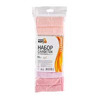 Салфетка Рыжий кот MFS-05/10 25х25см 10шт. микрофибра  ассорти (1/36)