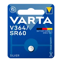 Батарейка Varta 364 (SR621SW) BL1 (на крючок) Silver Oxide 1.55V (1/10/100)