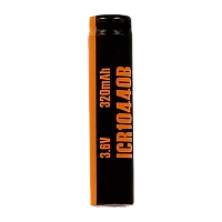 Аккумулятор ET ICR10440B-HT 10.2*43.7 320mAh Li-ion (ET PVC jacket)