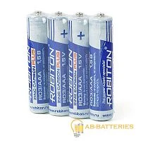 Батарейка Robiton Plus R03 AAA Shrink 4 Zinc Carbon 1.5V (4/60/1200)