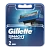 Сменные кассеты Gillette MACH3 TURBO (RUS) 3 лезвия 2шт. (цена за 1 шт) (2/20)