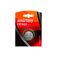 Батарейка Smartbuy CR1620 BL1 Lithium 3V (1/12/720)