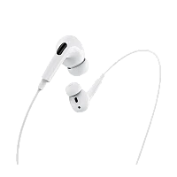 Наушники внутриканальные HOCO M1 PRO с микр. Lightning (m) белый (1/32/192)