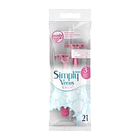 Бритва одноразовая Gillette "Simply Venus 3 Basic" 3 лезвия 2шт. (1/12)
