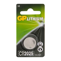 Батарейка GP CR2025 BL1 Lithium 3V (1/10/600)