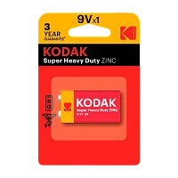 Батарейка Kodak Extra Крона 6F22 BL1 Heavy Duty 9V (1/10/50/10200)