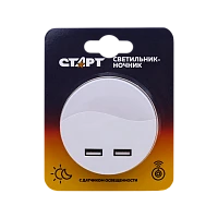 Ночник Старт "USB Круг" NL 1LED белый