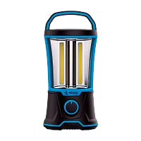 Фонарь туристический Космос 6011 Premium 12W COB от аккумулятора черный голубой (1/10)