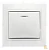 Выключатель Smartbuy 1-клавишный с индикатором 10А белый, керамика "Венера"