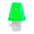 Ночник Camelion NL-194 "Светильник зеленый" 3LED 0.5W 220V в розетку (1/24/96)