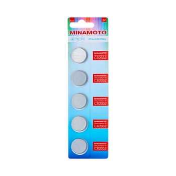 Батарейка Minamoto CR2032 BL5 Lithium 3V (5/100/5000)