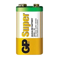Батарейка GP Super Крона 6LR61 Shrink 1 Alkaline 9V (1/10/50/500) R