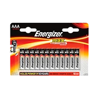 Батарейка Energizer MAX+Power seal LR03 AAA BL12 Alkaline 1.5V (12/144)