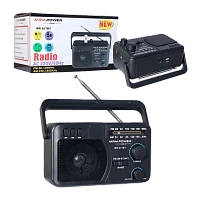 Радиоприемник MRM-Power MR-617BT пластик SD/microSD Jack3.5 bluetooth 5.0 черный (1/40)