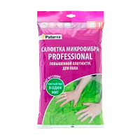 Салфетка Paterra Professional 50x60см микрофибра для пола в пакете (1/12)