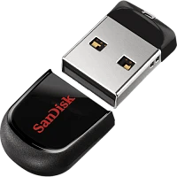 Флеш-накопитель SanDisk Cruzer Fit CZ33 8GB USB2.0 пластик черный