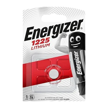 Батарейка Energizer CR1225 BL1 Lithium 3V (1/10/140)