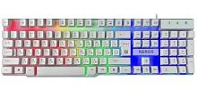 Клавиатура проводная Defender GK-147 NEROS игровая USB 1.8м белый (1/24)
