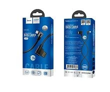 Кабель HOCO U37 USB (m)-Type-C (m) 1.2м 2.4A TPE черный (1/648)