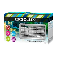 Светильник антимоскитный Ergolux MK-006 3W 220V IP44 на основании серый