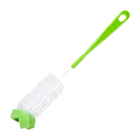 Ершик для мытья бутылок Рыжий кот KB-04 33см x 5см с губкой (1/12/96)