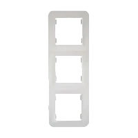 Рамка Makel Lillium 3пост. вертикальная 71033 (1/20)