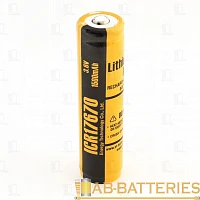 Аккумулятор ET ICR17670 Protected 17.0*67.0, 1500mAh, Li-Ion, в пластиковом боксе на 2шт (2/400)
